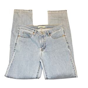 Levi's 314 Shaping Straight Jeans, Light Wash, Medium Stretch, Women's Size 31